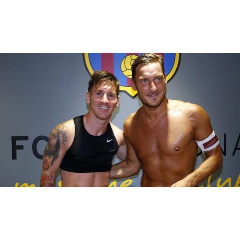 Video El saludo de Messi para Totti por su cumpleaños