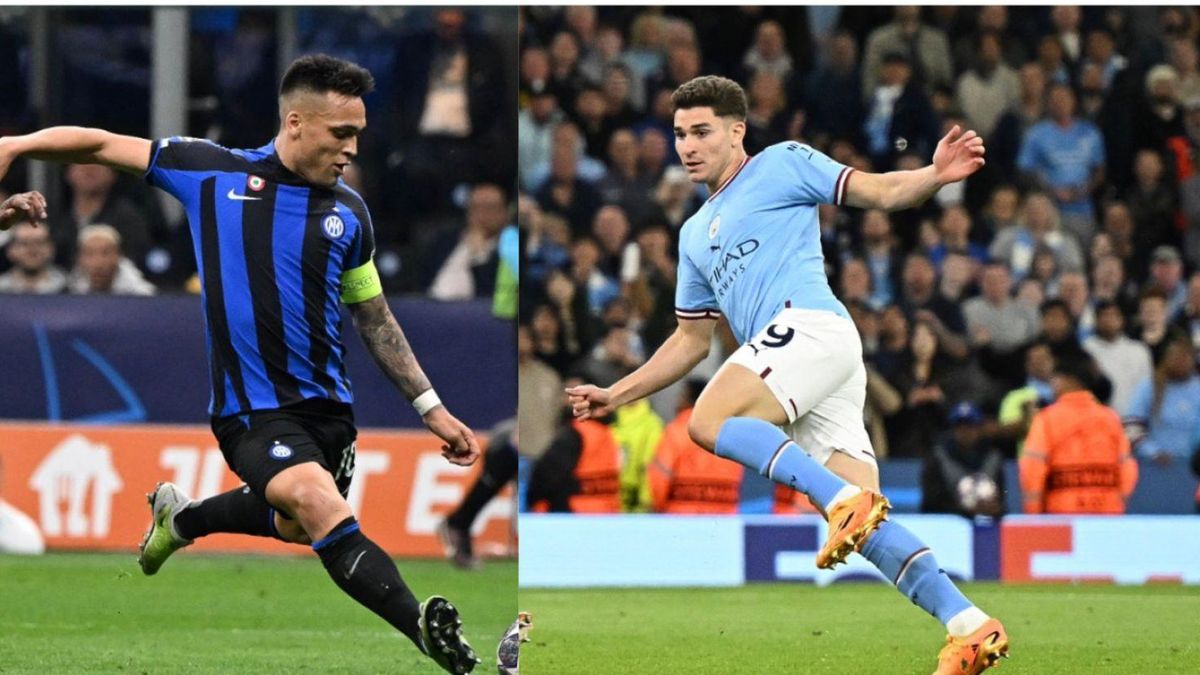 Lautaro Mart Nez Y Juli N Alv Rez Se Ven En La Final De La Champions League