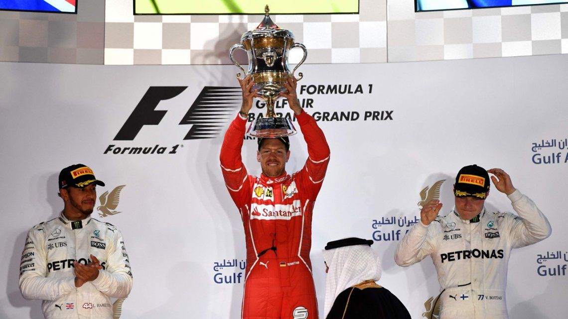 El Gran Premio de Bahrein se lo lleva Vettel El Gran Premio de Bahrein se lo lleva Vettel