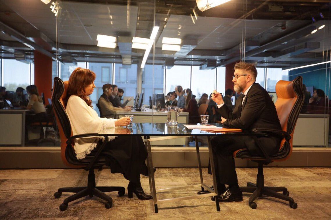 Cristina Kirchner se disculpÃ³ con Luis Novaresio por decir que se sintiÃ³ interrogada