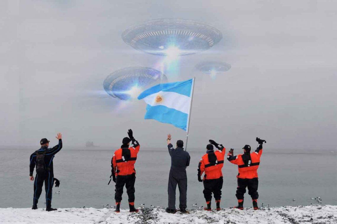Por duas horas, UFOs voaram sobre a Antártida