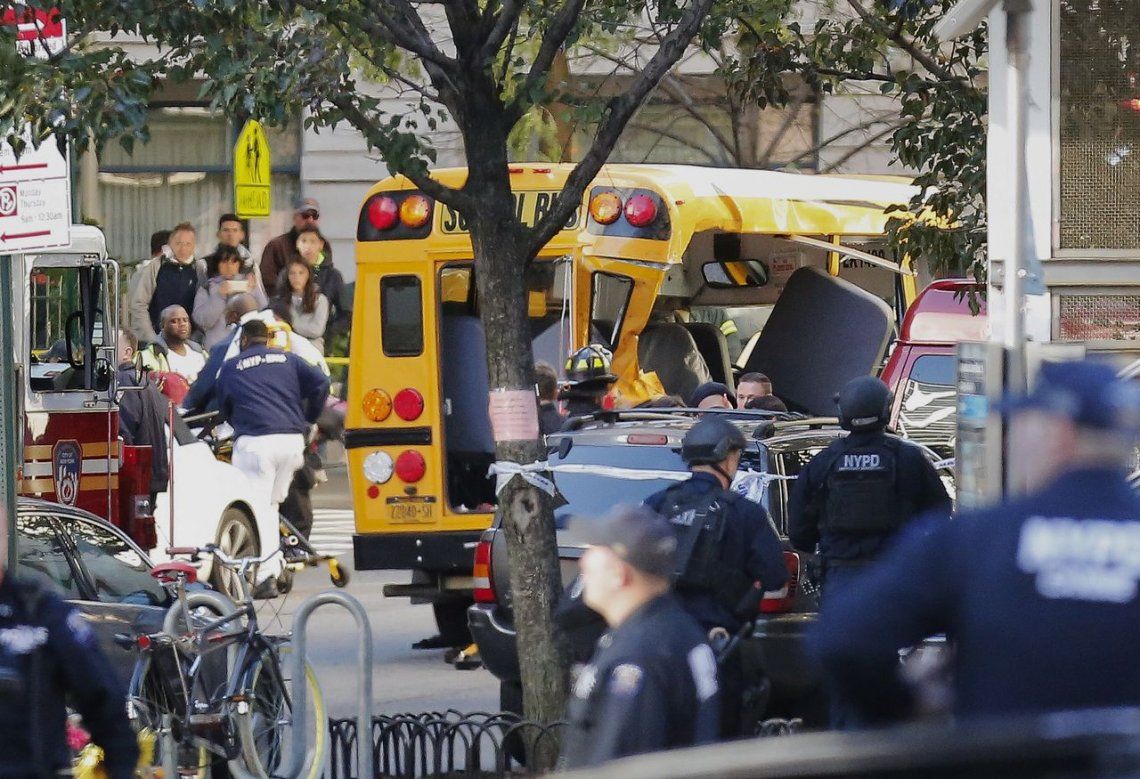 Pánico en Manhattan por atropello masivo: al menos 8 muertos Pánico en Manhattan por atropello masivo: al menos 8 muertos