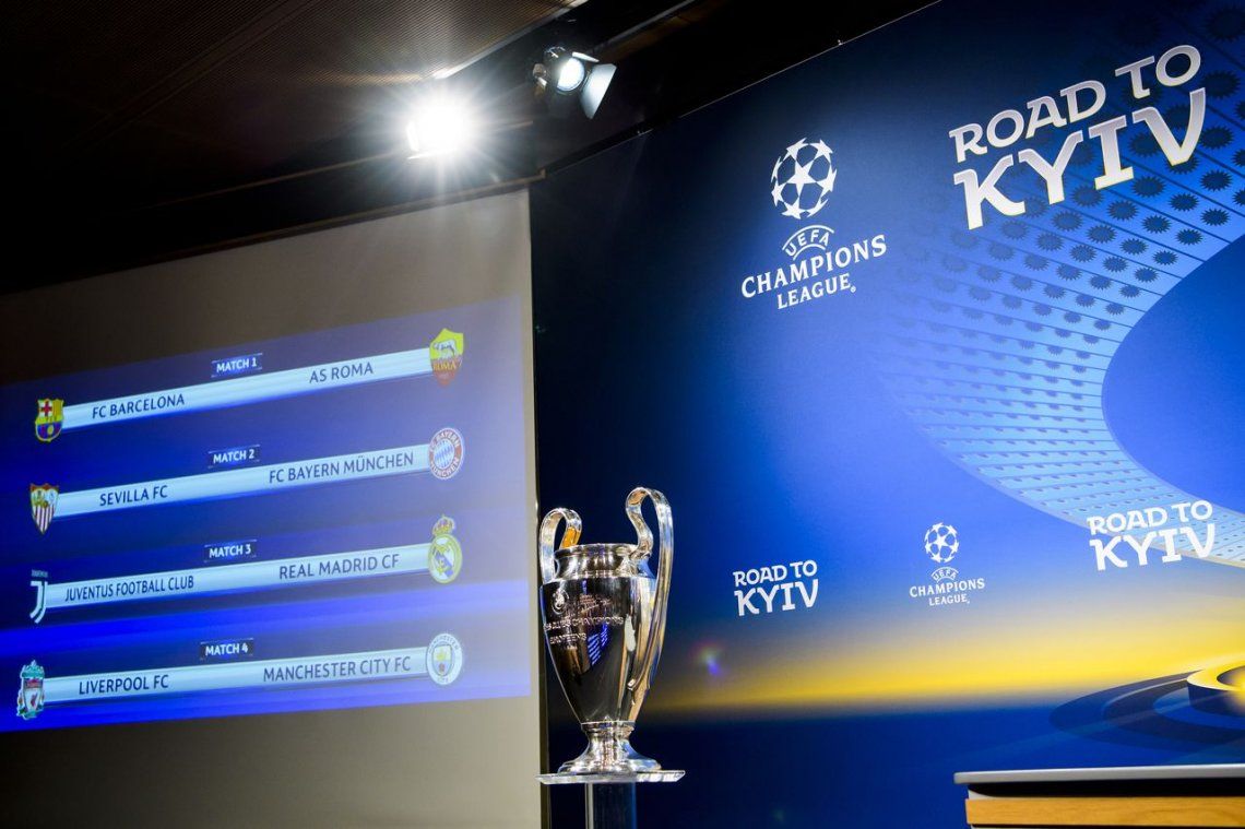 Champions League: se sortearon los cruces de cuartos de final ... Champions League: se sortearon los cruces de cuartos de final ...