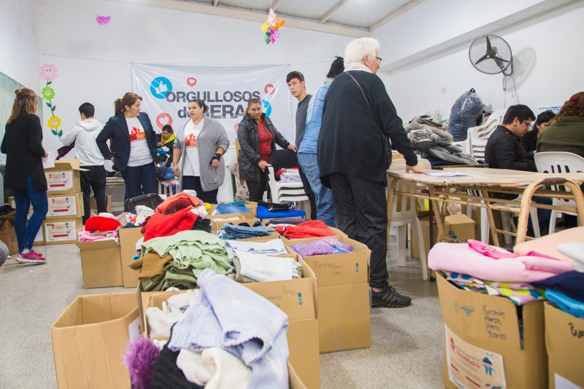 Reunieron ropa para los comedores de Berazategui Reunieron ropa para los comedores de Berazategui