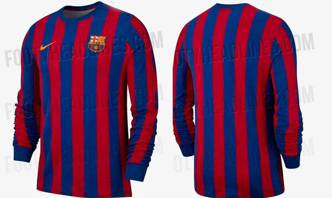 Barcelona se filtro la imagen de la nueva camiseta alternativa