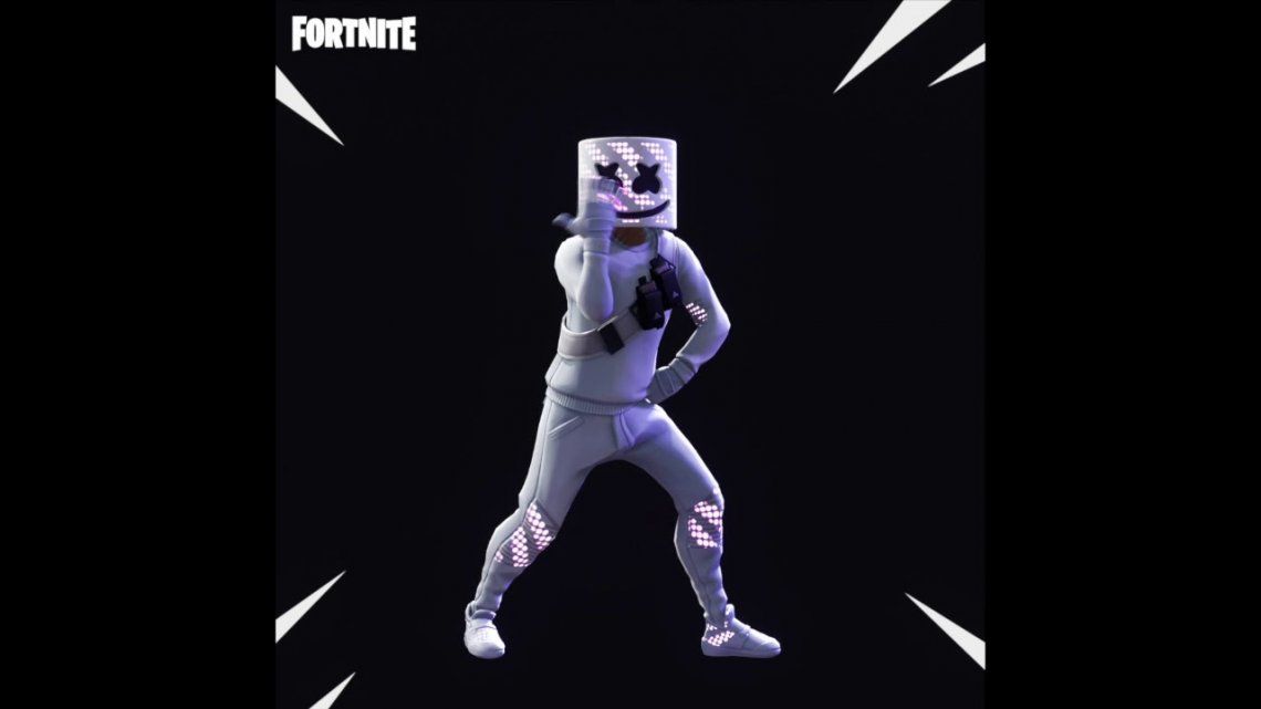 fornite los nuevos objetos de marshmello ya estan disponibles - fortnite personajes marshmello