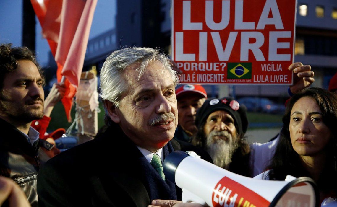 Alberto Fernández y Cristina Kirchner celebraron la libertad de Lula Da Silva - Popular