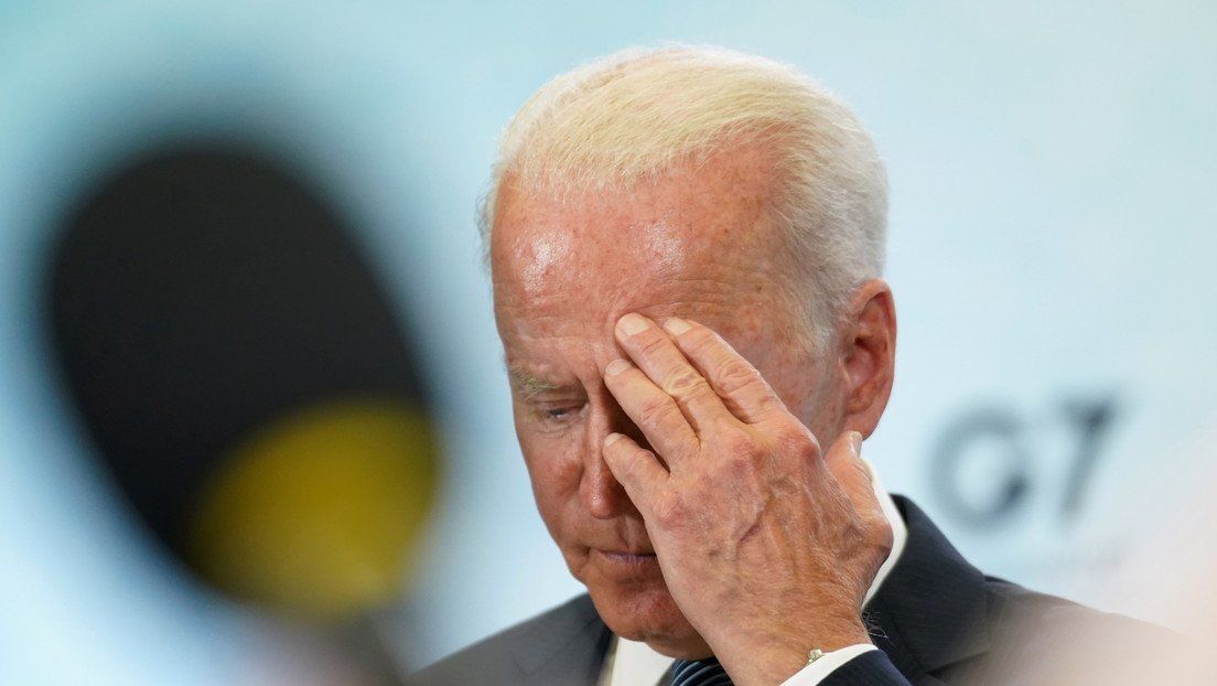Joe Biden pasó un mal momento. 