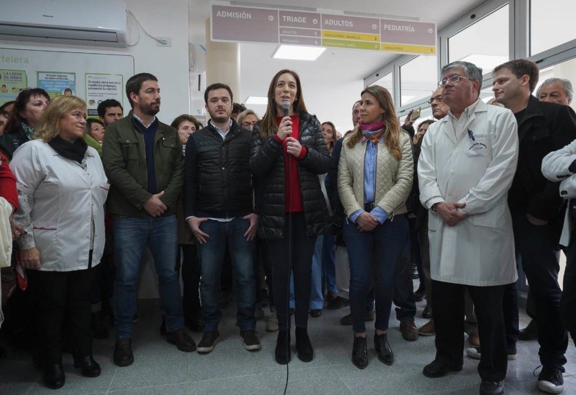 Mercedes: María Eugenia Vidal inauguró la guardia número 50 en hospitales bonaerenses