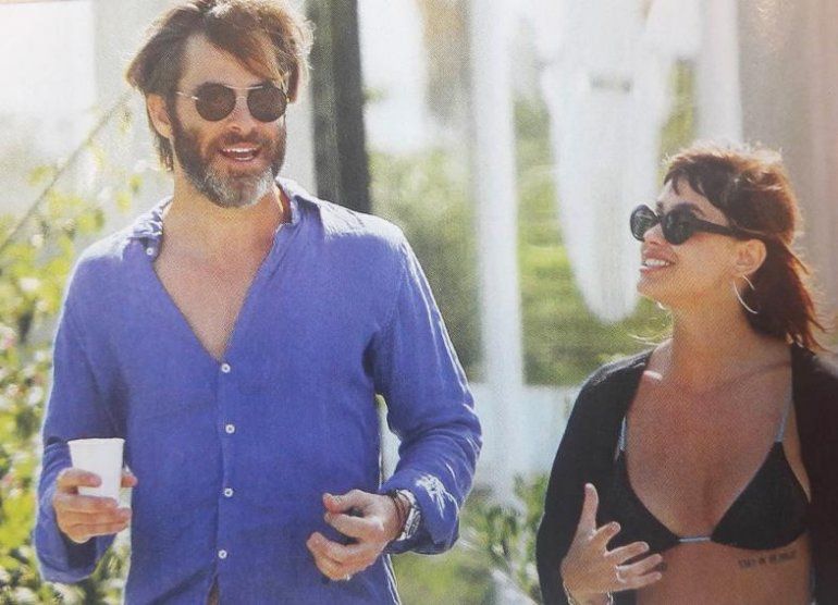 Vitto Saravia , de novia con la estrella de Hollywood Chris Pine