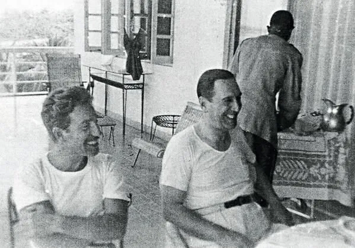 Roberto Galán y Juan Domingo Perón. 