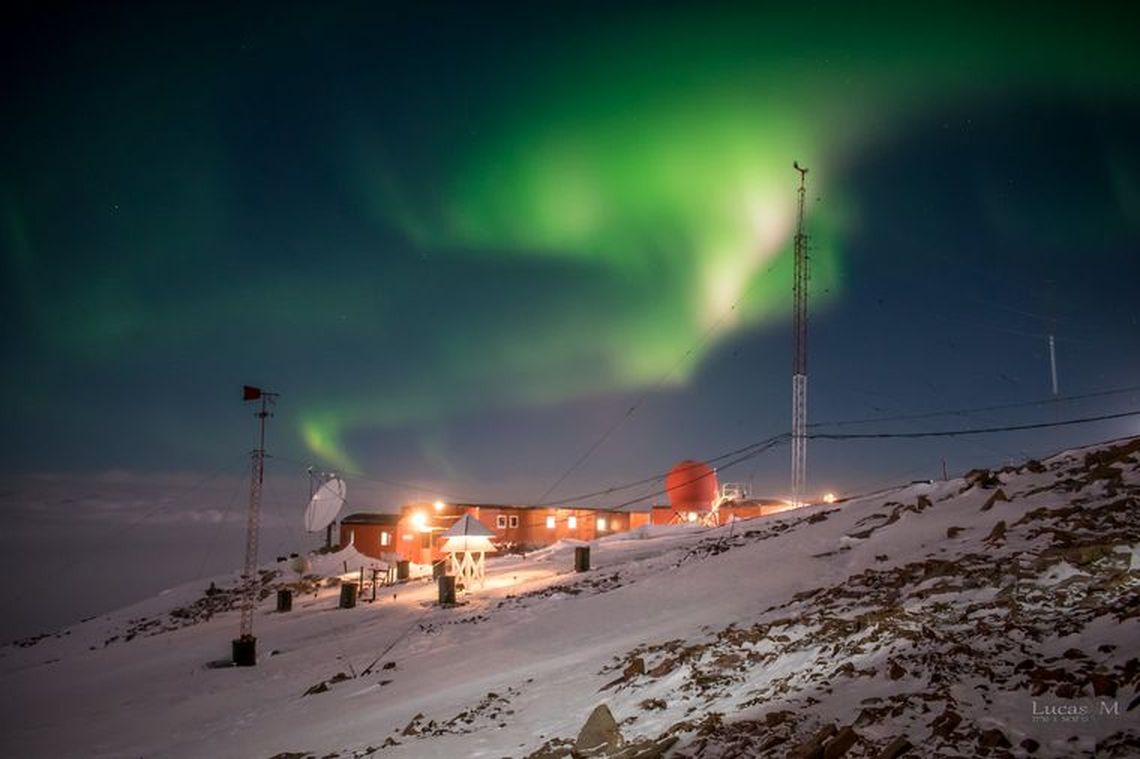 La Auroras Autrales se pueden contemplar en la Antártida