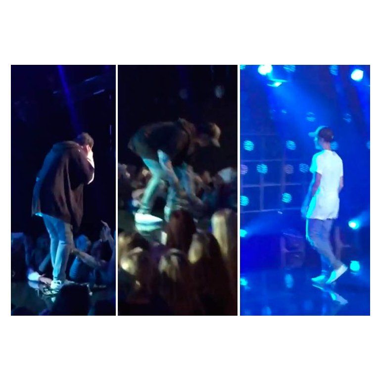 Justin Bieber abandonó otra vez: cantó un solo tema y se fue