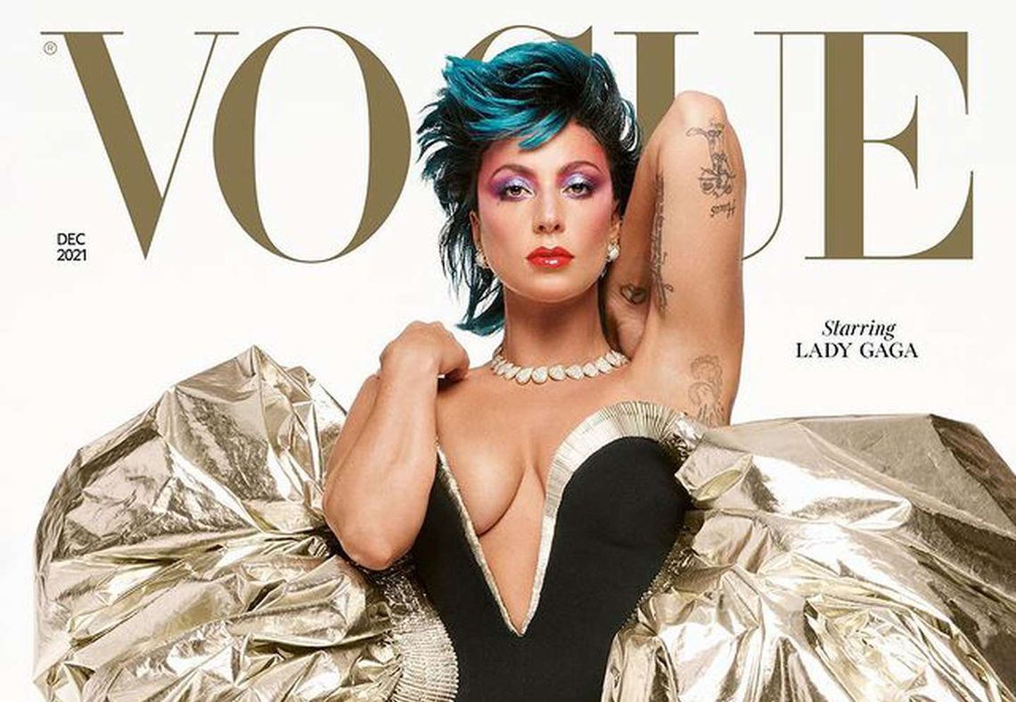 Lady Gaga se desnudó en la revista Vogue