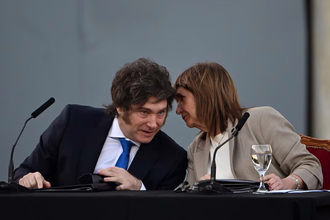 La tensa relación entre Milei y Bullrich creó un interna en la Libertad Avanza.
