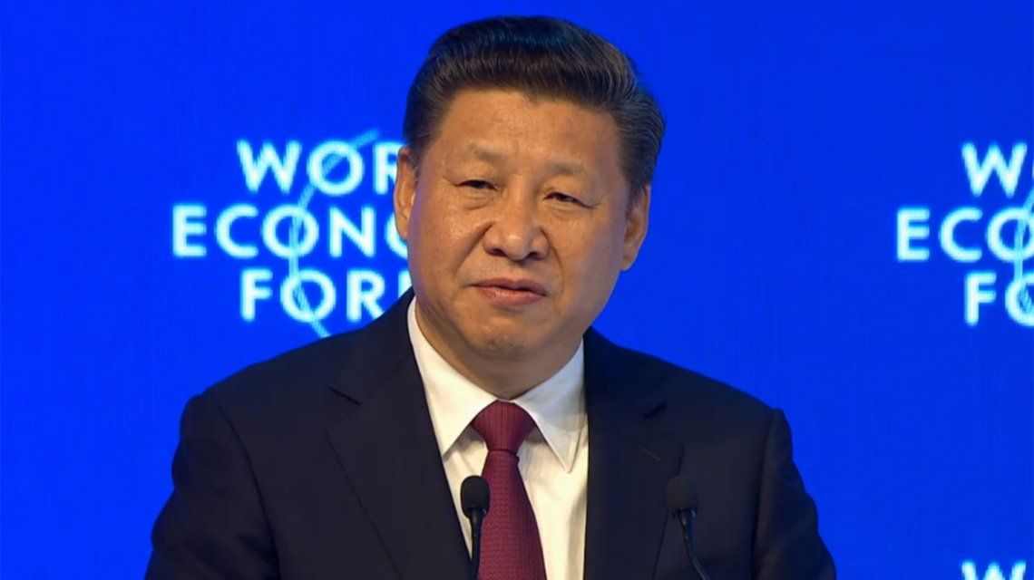 Ji-Xinping pidió al Foro de Davos la unidad global para luchar contra la pandemia 
