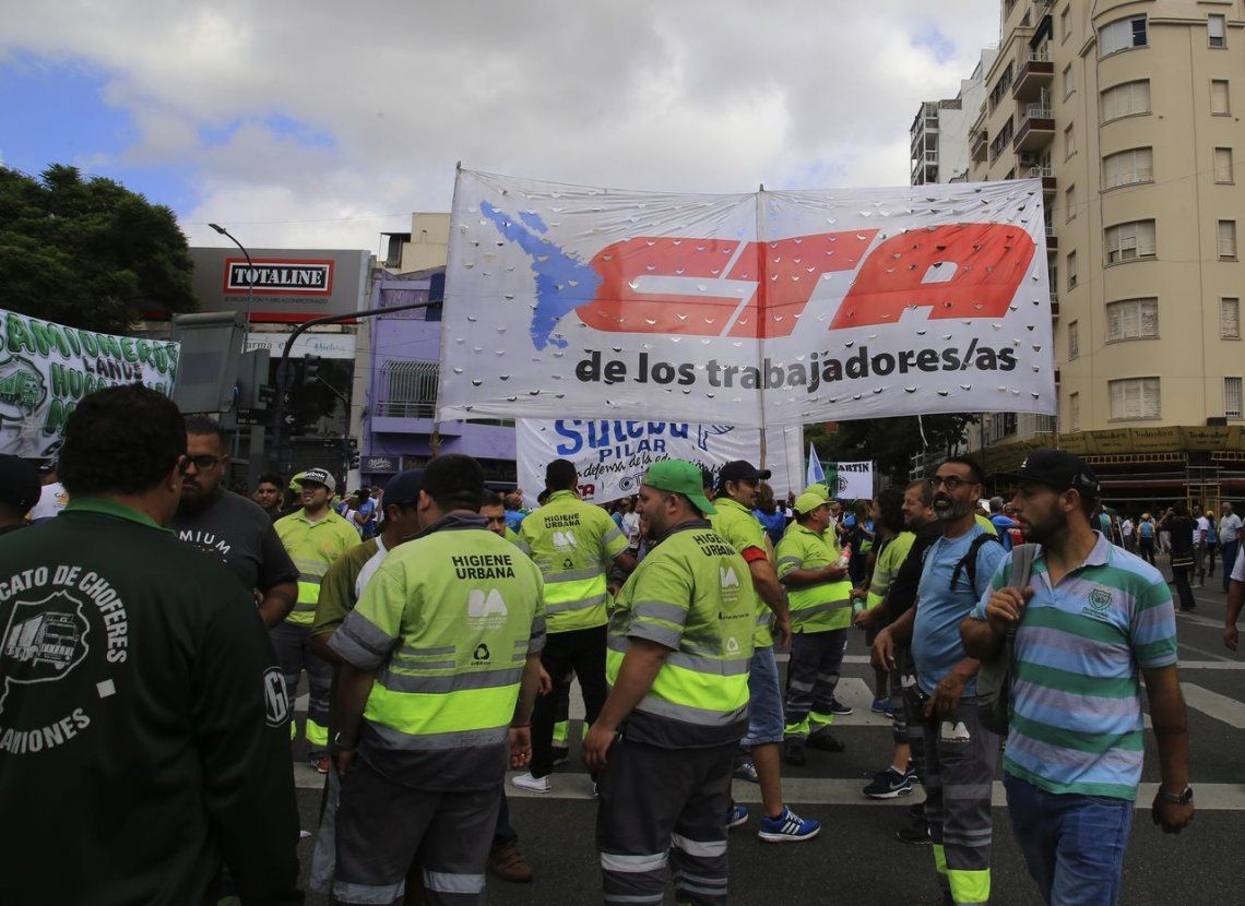 La marcha de Camioneros en fotos