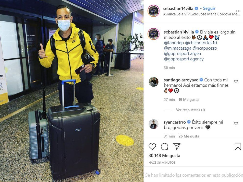 Desde el 28 de julio, Villa está ausente de Boca