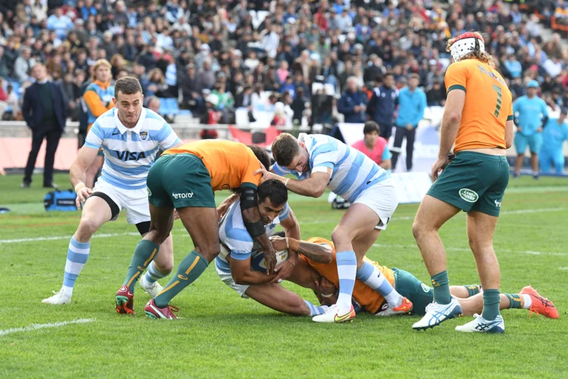 Caída de Los Pumas ante Australia en el Rugby Championship