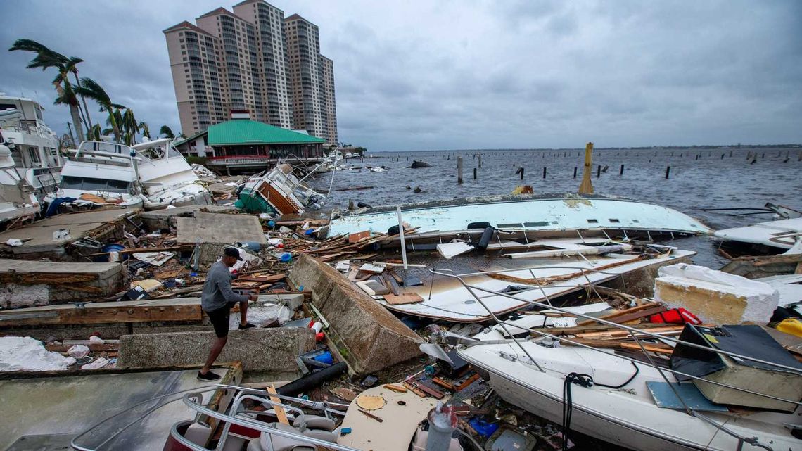 EE.UU: decenas de muertos por el huracán Ian.