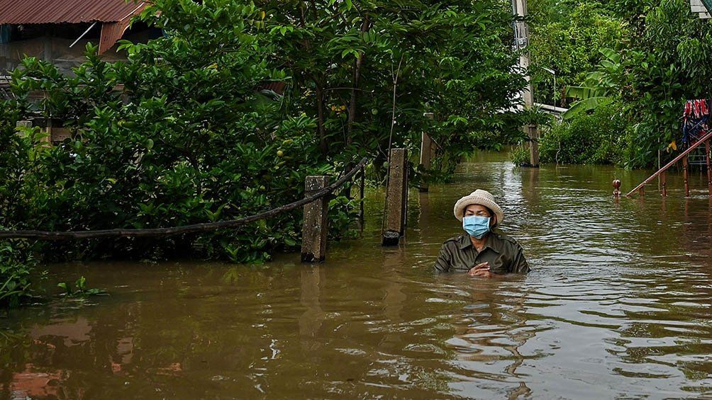 Tailandia bajo el agua. 