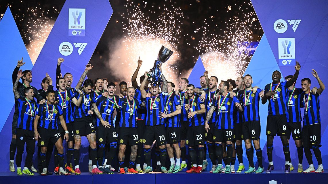 Inter de Milán es el campeón de la Supercopa de Italia gracias a un gol de Lautaro Martínez.