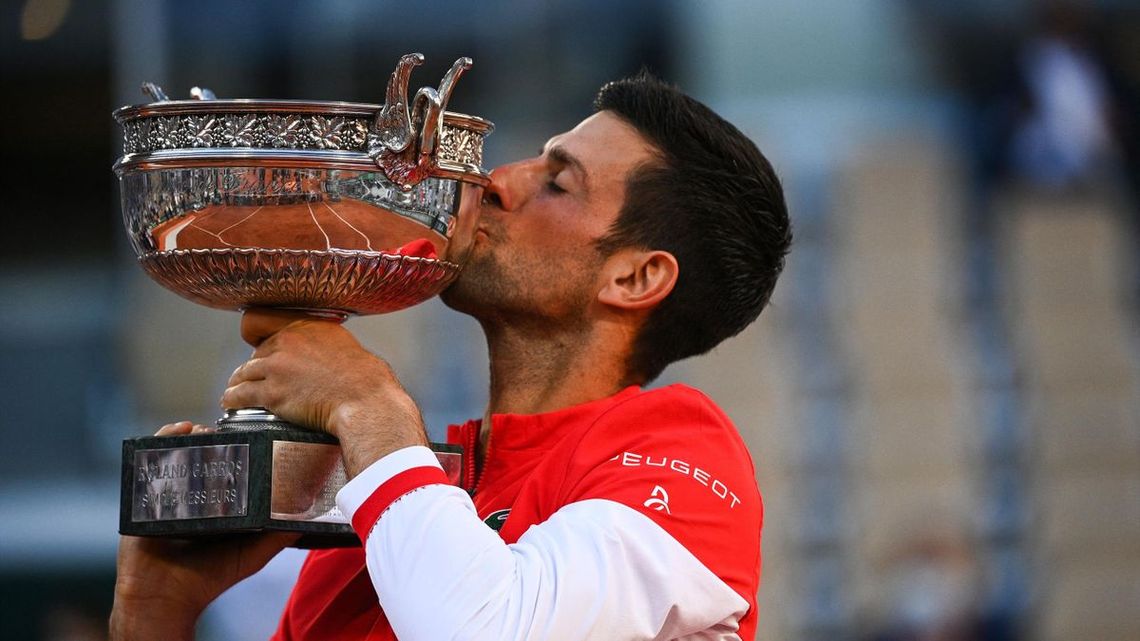 Novak Djokovic conquistó el Abierto de Francia en 2021. Archivo.