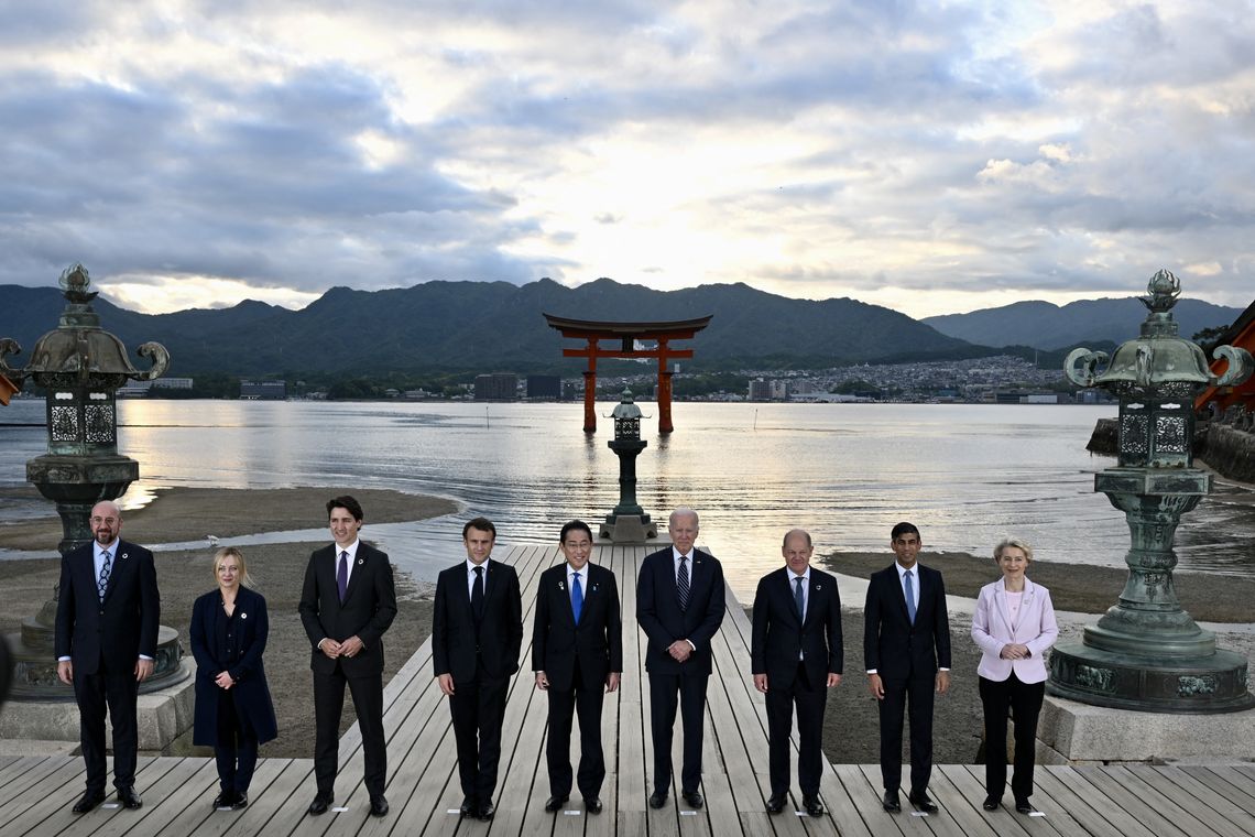 Los líderes del G7 se reunieron en Hiroshima para rendir homenaje a las víctimas de la bomba atómica que en 1945 destruyó la ciudad japonesa