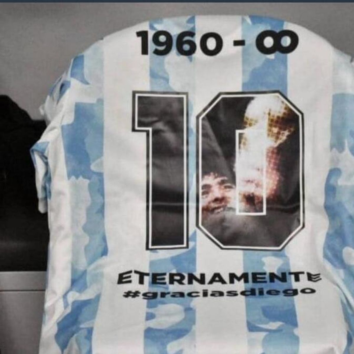 1 Camiseta Argentina Fan De Marado-Napoli Emisor Solo La Camiseta 