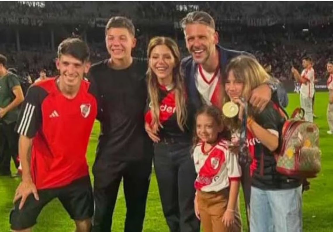Una de las últimas fotos de toda la familia Demichelis junta. 