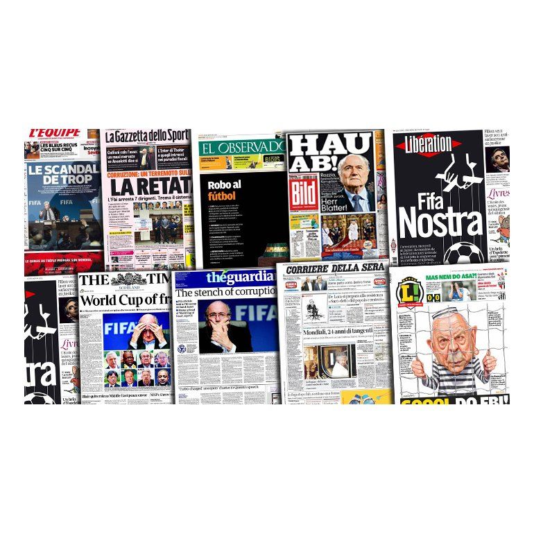 Prensa: todos piden la cabeza de Blatter