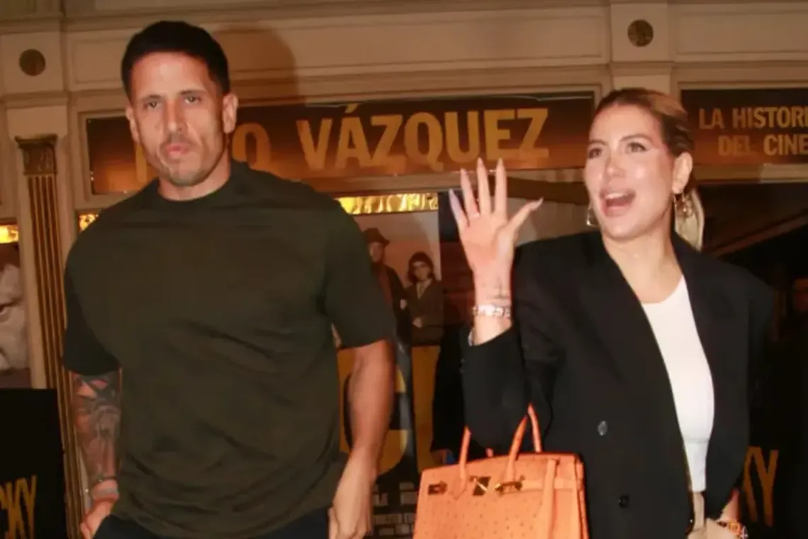 Martin Migueles y Wanda Nara.