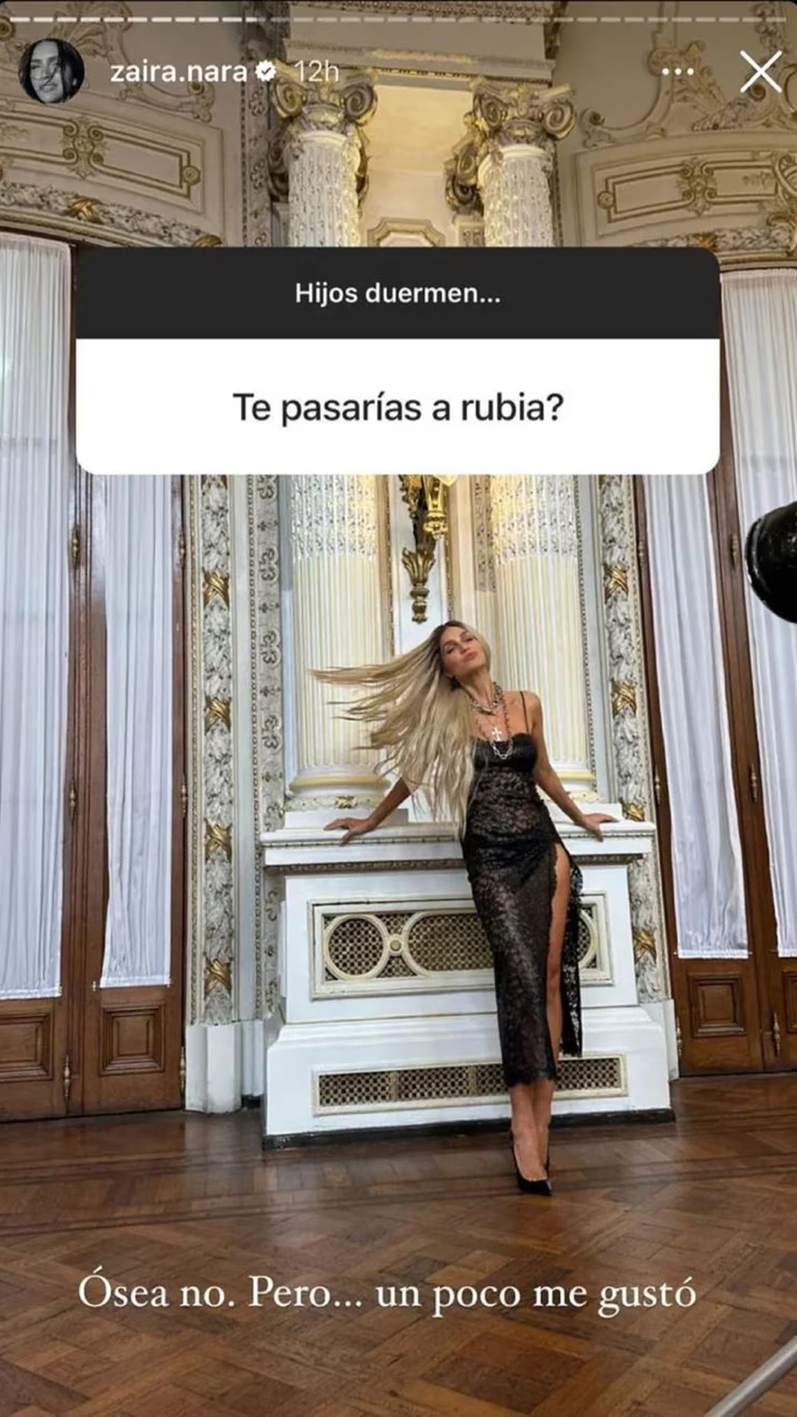 Zaira Nara, rubia y muy sexy en una producción de ropa interior