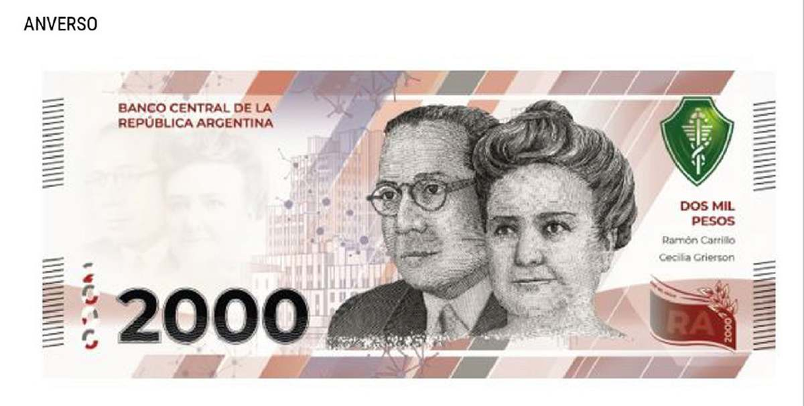 El billete de $2000 confirmado por el Banco Central