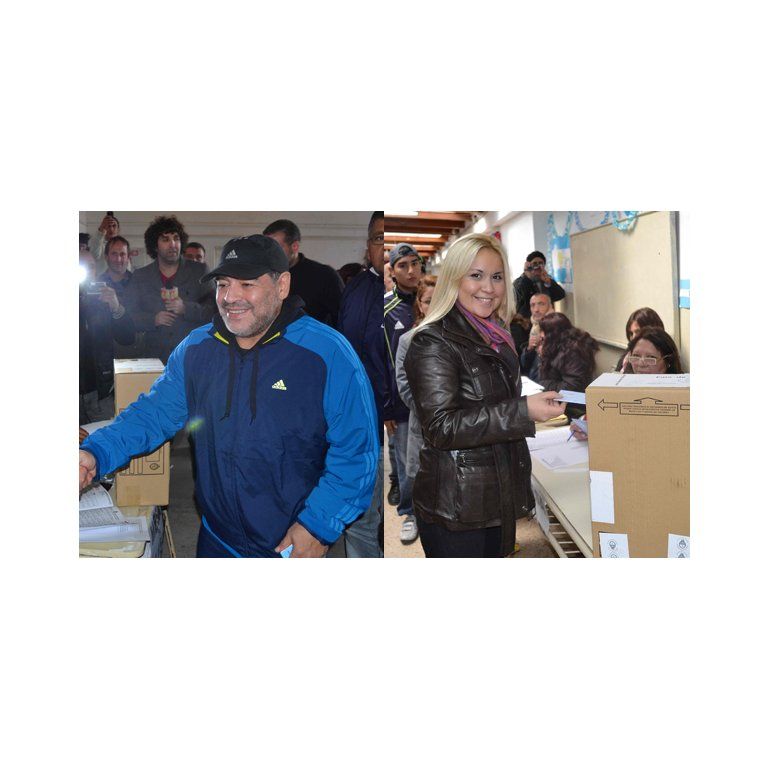 La elección “unió” a Maradona y a Verónica Ojeda