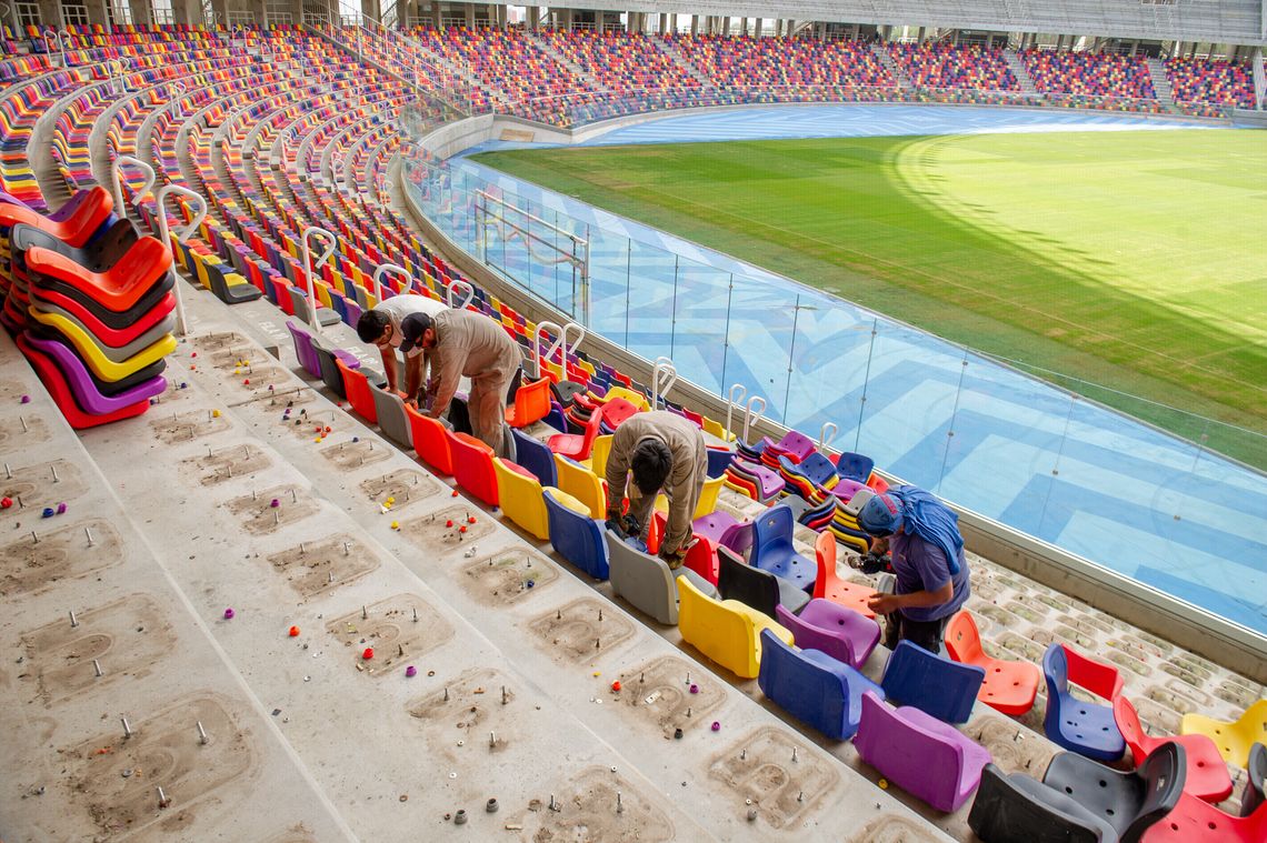 Ampliaron la capacidad del Estadio Único de Santiago del Estero para recibir a la Ampliaron la capacidad del Estadio Único de Santiago del Estero para recibir a la