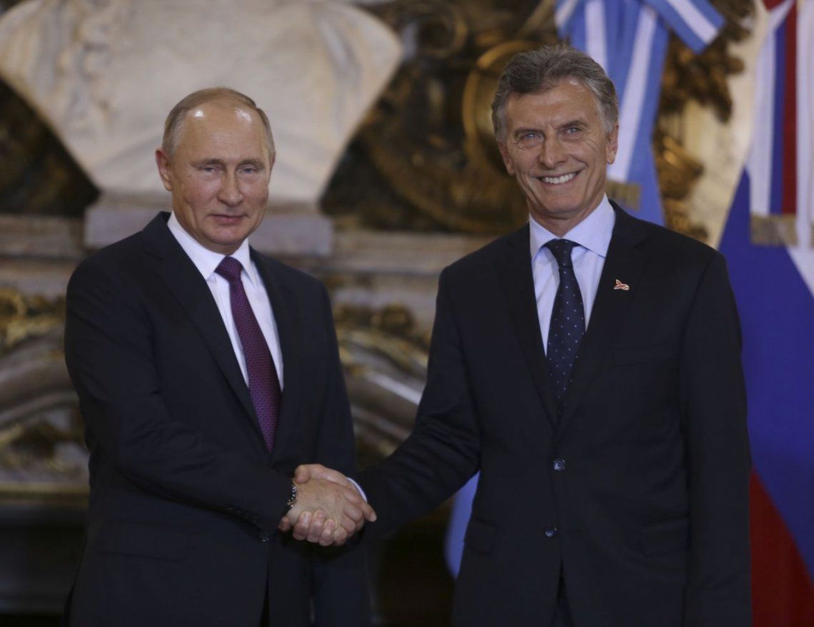 Macri, junto a Putin: Nuestra relación tiene una agenda cada vez más amplia