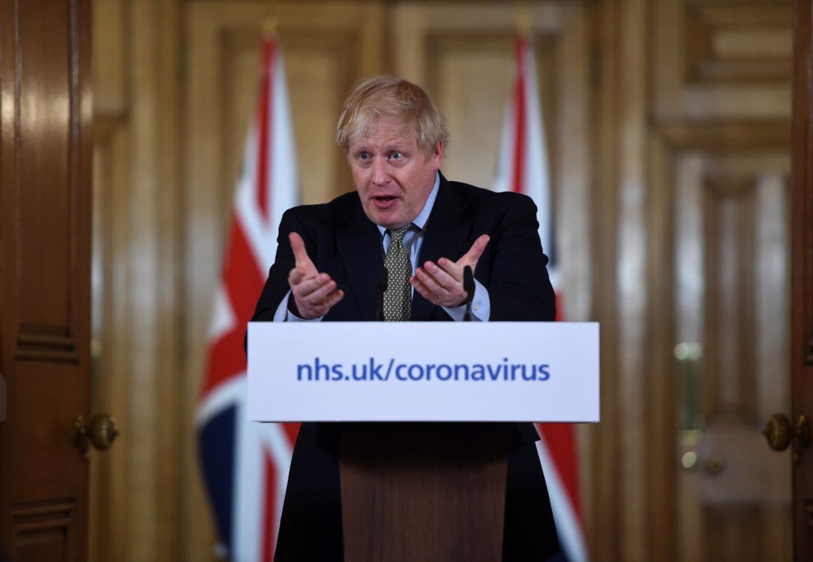 Boris Johnson, primer ministro británico, dio positivo por coronavirus