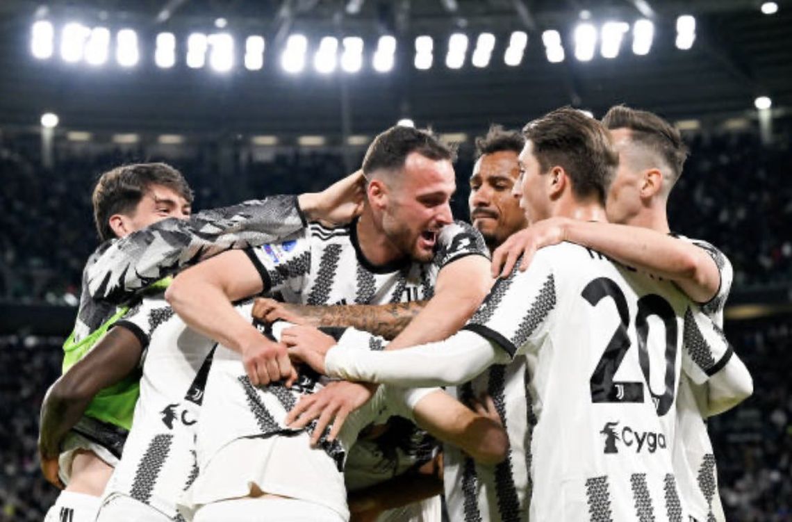 Festejo de Juventus