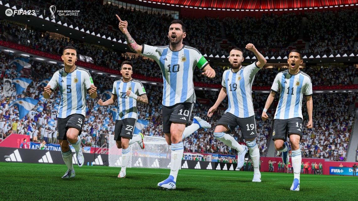 EA Sports predice que Argentina ganará la Copa del Mundo usando el juego FIFA 23.