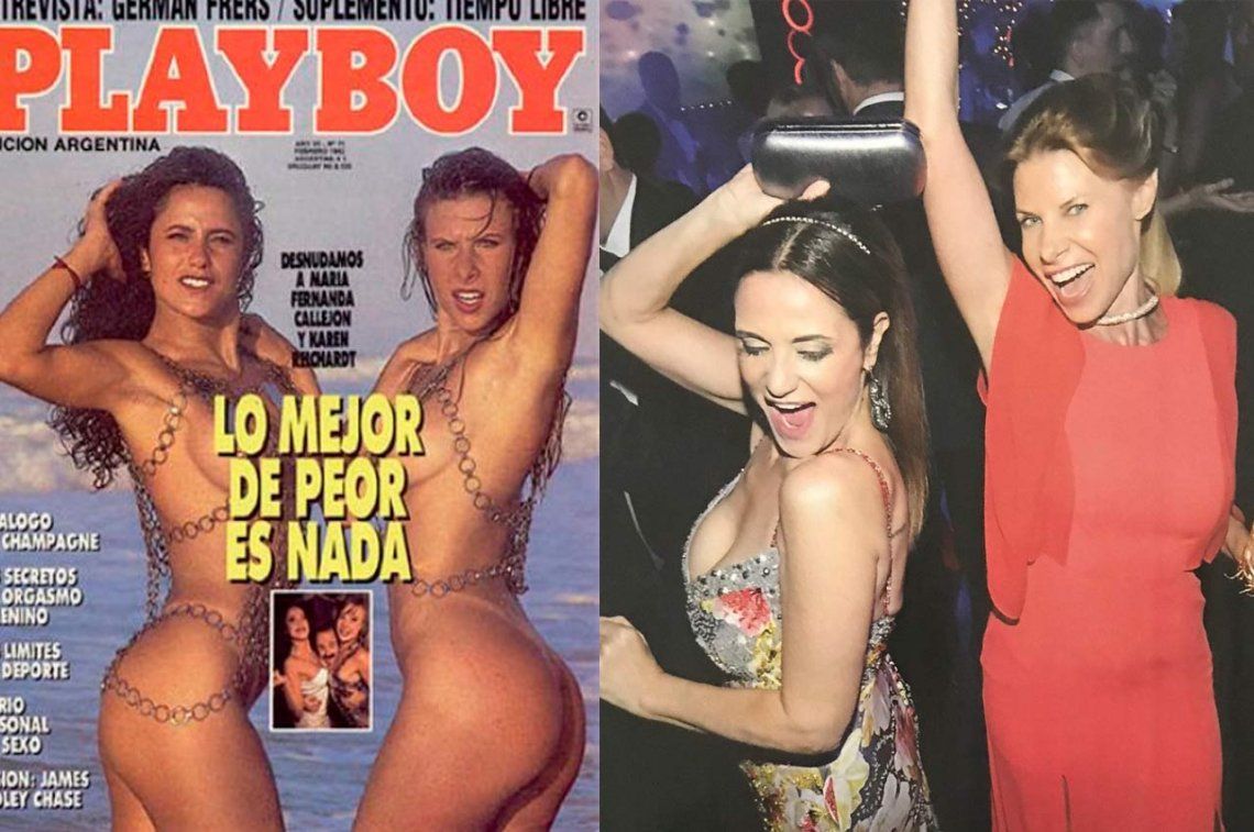 María Fernanda Callejón y Karen Reichardt revivieron su legendaria tapa de  Playboy