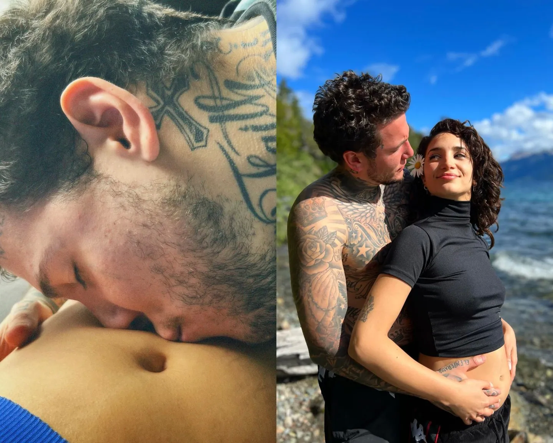 Alex Caniggia y Melody Luz van a ser padres por primera vez.