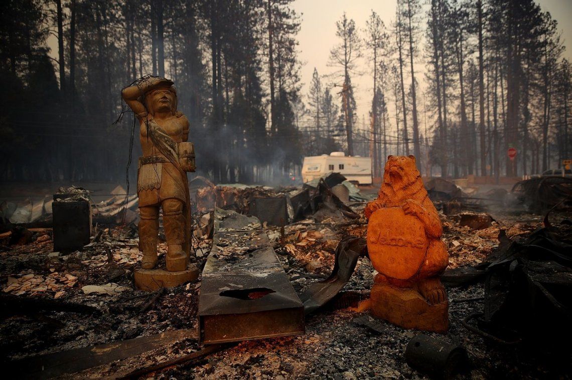 Impactantes fotos de los incendios forestales en California