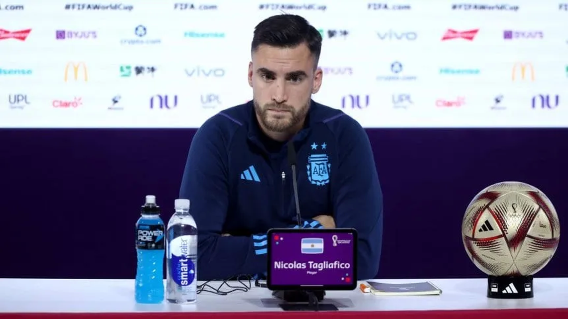 Nicolás Tagliafico comentó que sufriremos