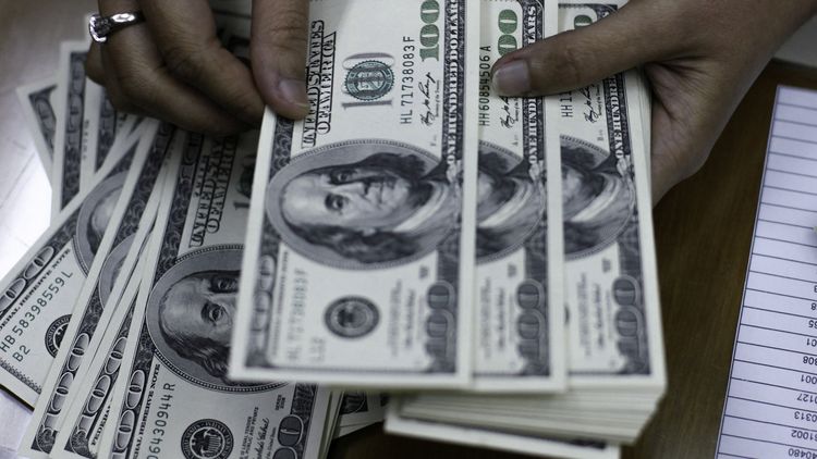 El dólar, en alza. 