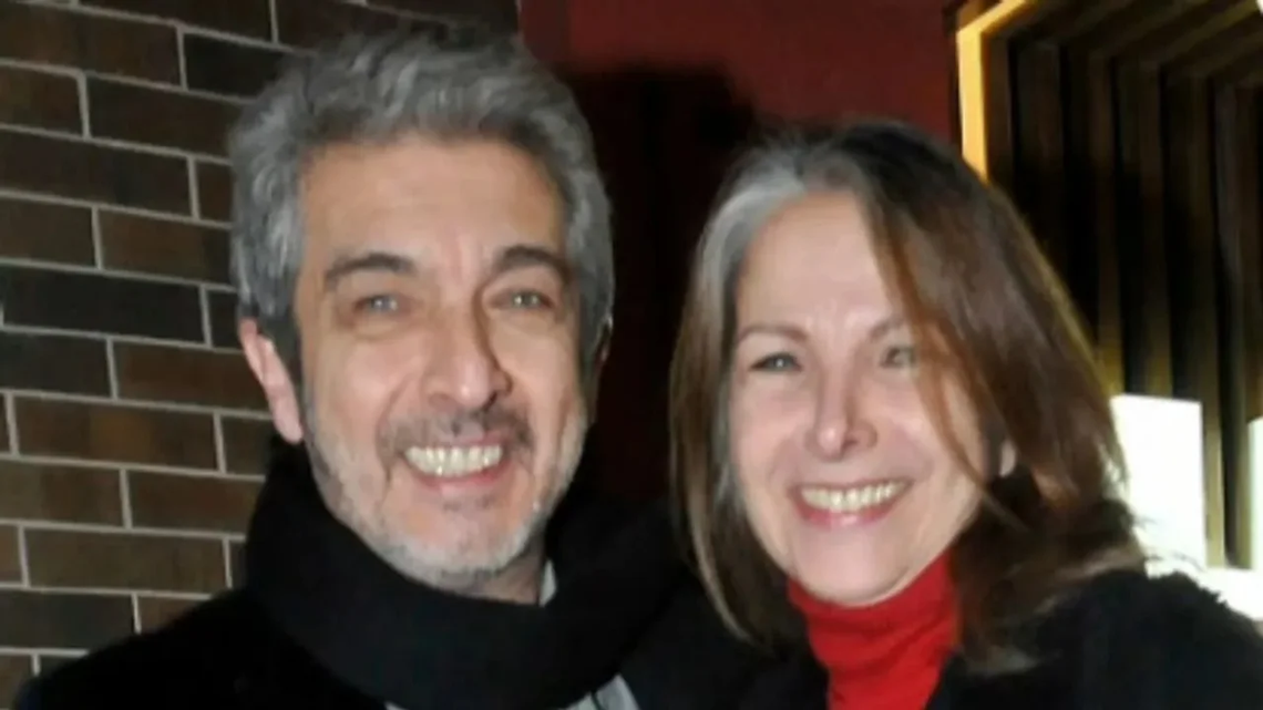 Ricardo Darín y Alejandra, su fallecida hermana.