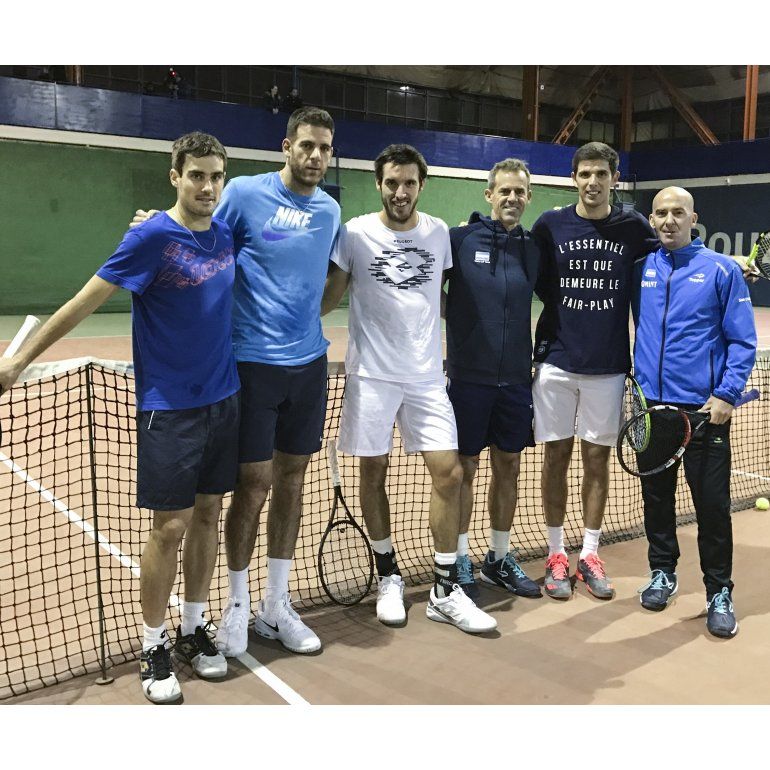Argentina ya está en Zagreb a la espera de la gran final de la Davis