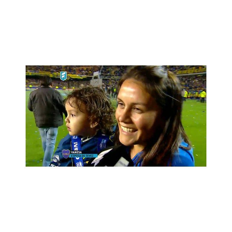 La felicidad de Vanesa, la esposa de Carlitos Tevez