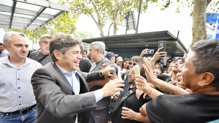 Axel Kicillof participó de la marcha en rechazo a la reforma laboral