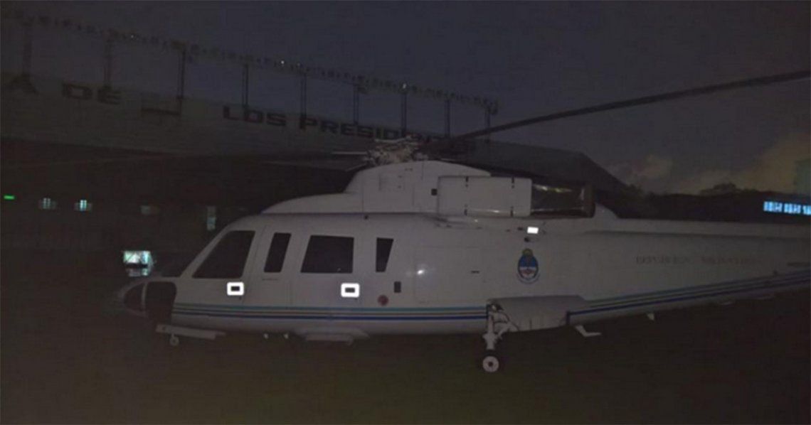 ¿Qué hacían Juliana Awada y el helicóptero presidencial en la cancha de All Boys?